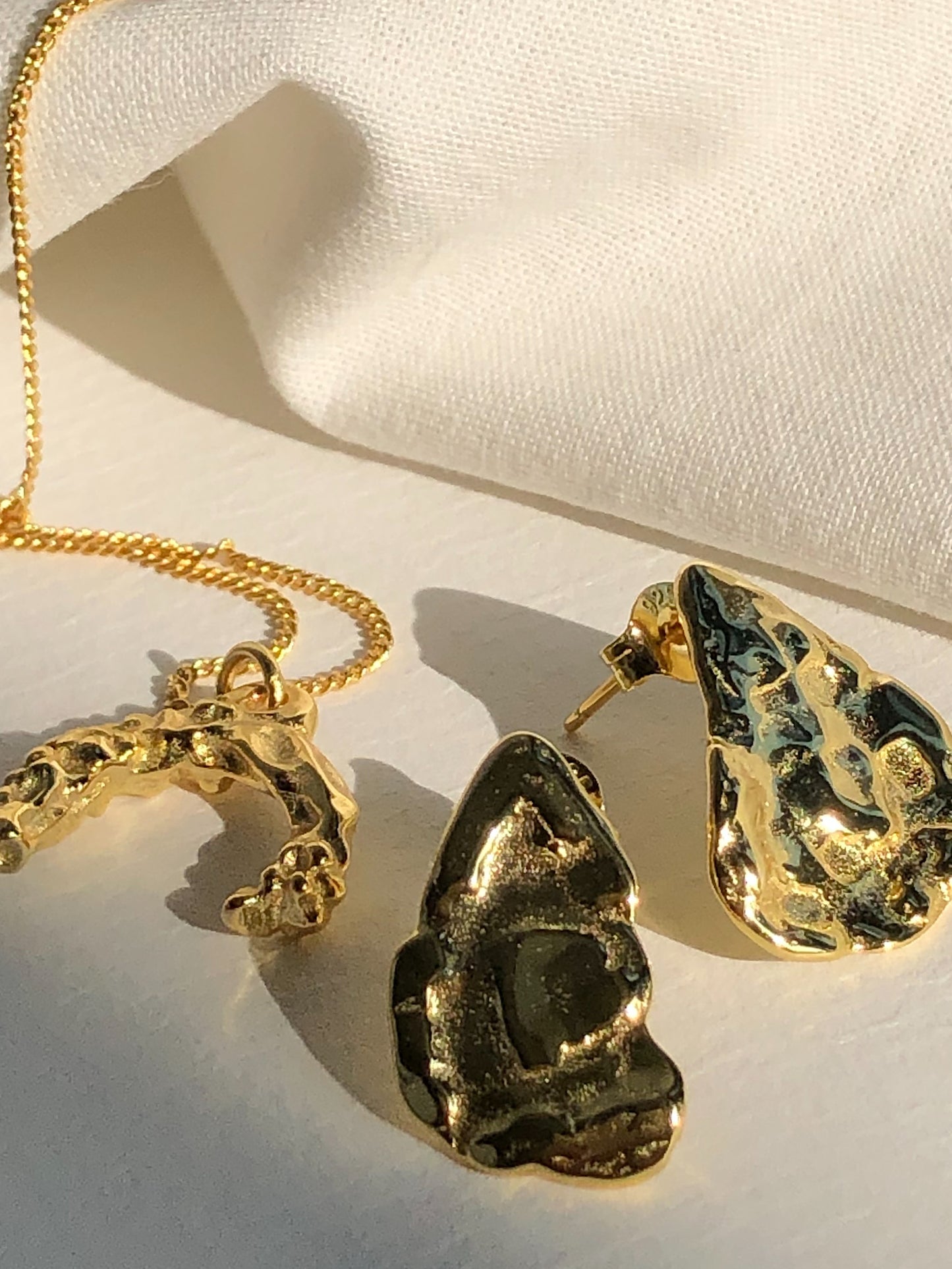 Pendientes texturizados Larrocha