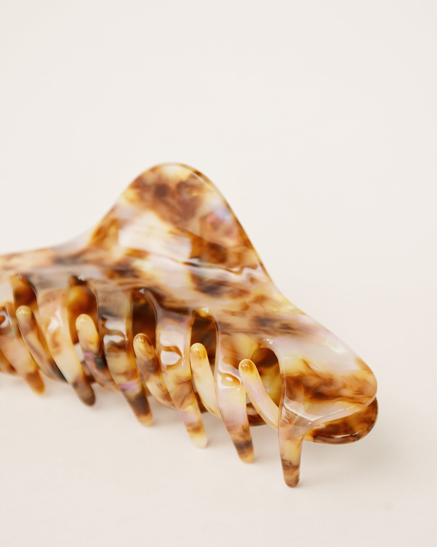 Hair Claw No.2 in Coffee