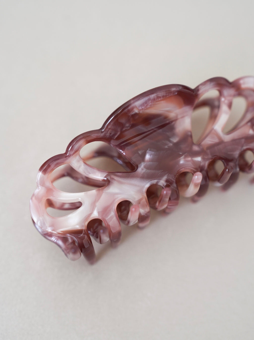 No. 3 Hair Claw Clip · Old Rose