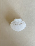 Seashell Clip with Tiny Crystals