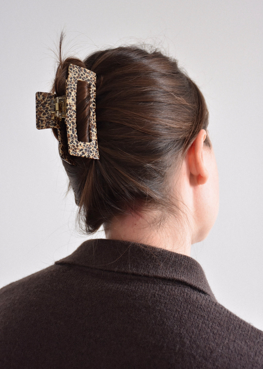 Grande Hair Claw in Leopard