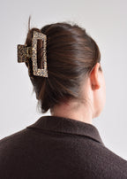 Grande Hair Claw in Leopard