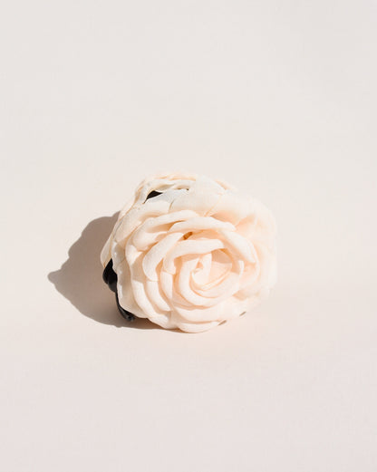 Camellia Flower Claw Clip in Neutrals