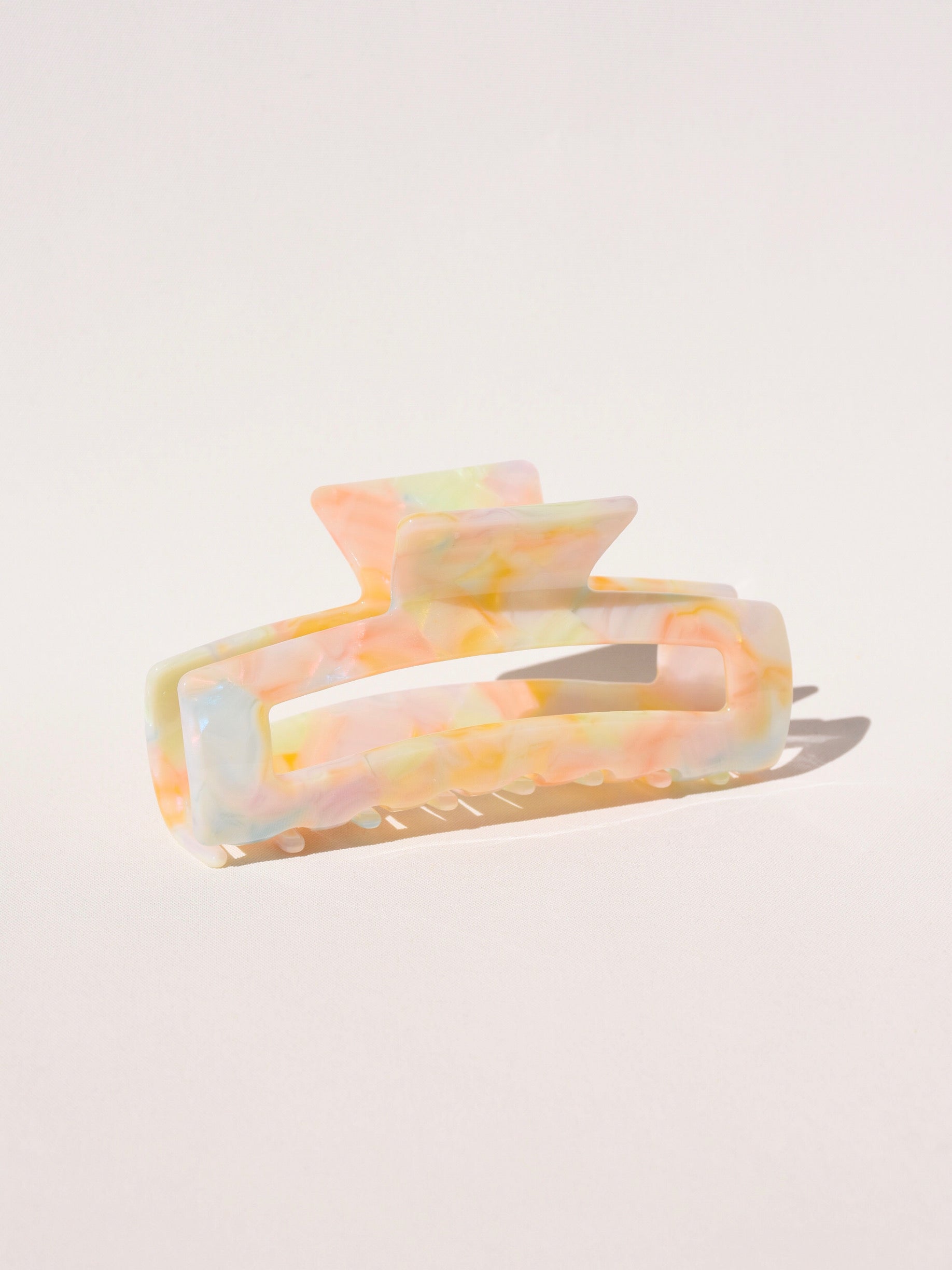 Pinza de Pelo Rectangular en Color Tutti Frutti