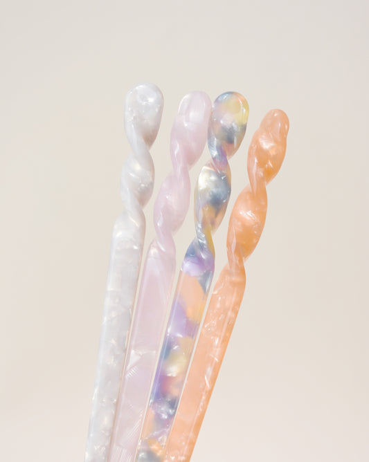 Acetate Hair Stick in Pastels