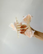 Orange Lilium Flower Hair Claw Clip
