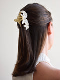 Triple Plumeria Flower Hair Claw Clip
