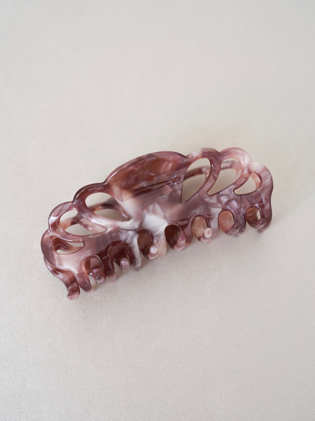 No. 3 Hair Claw Clip · Old Rose