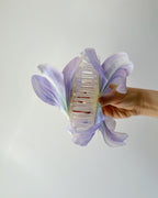 Lilac Lilium Flower Hair Claw Clip