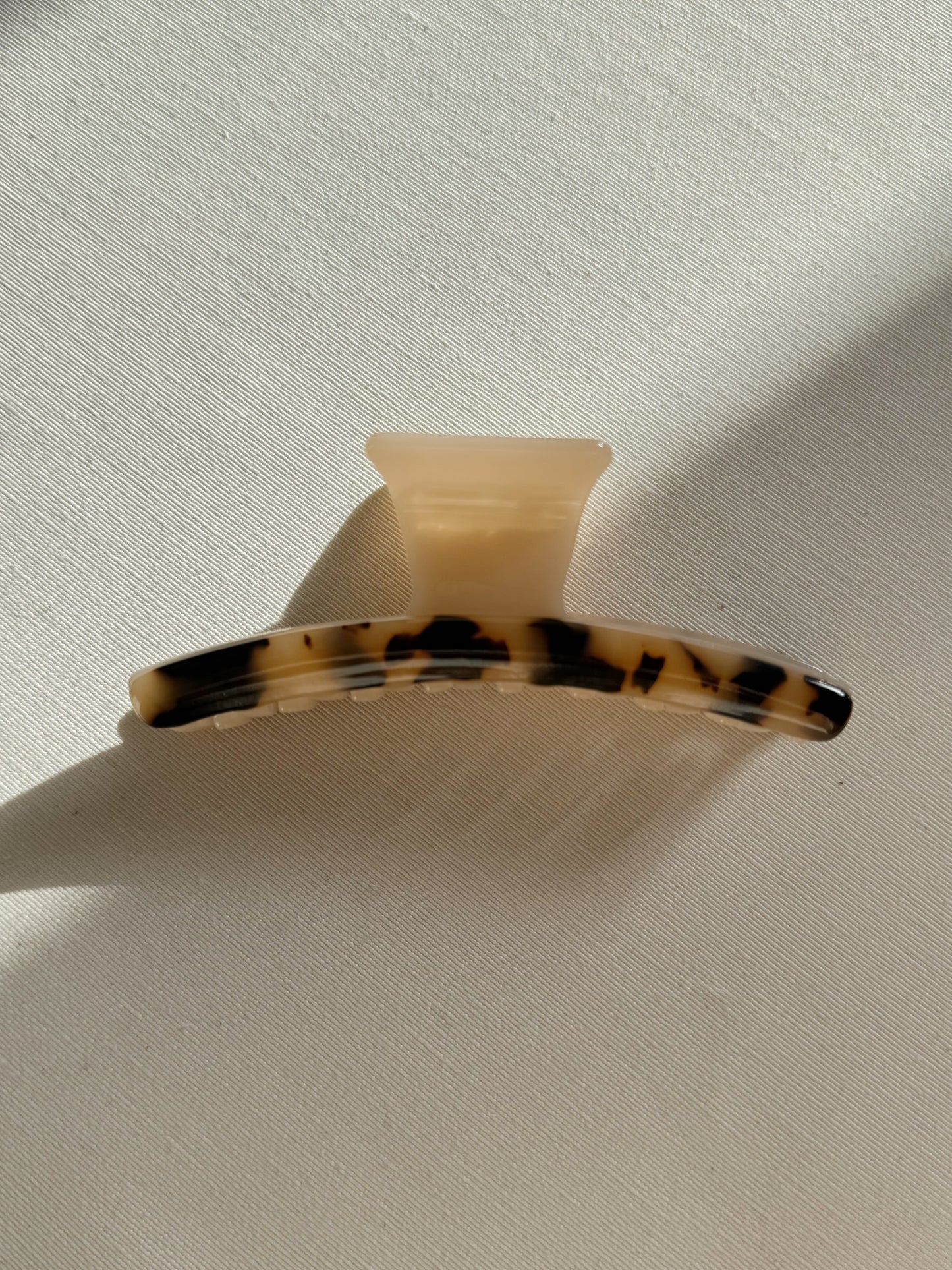 Two Color Slim Hair Claw Clip