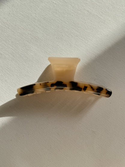 Two Color Slim Hair Claw Clip