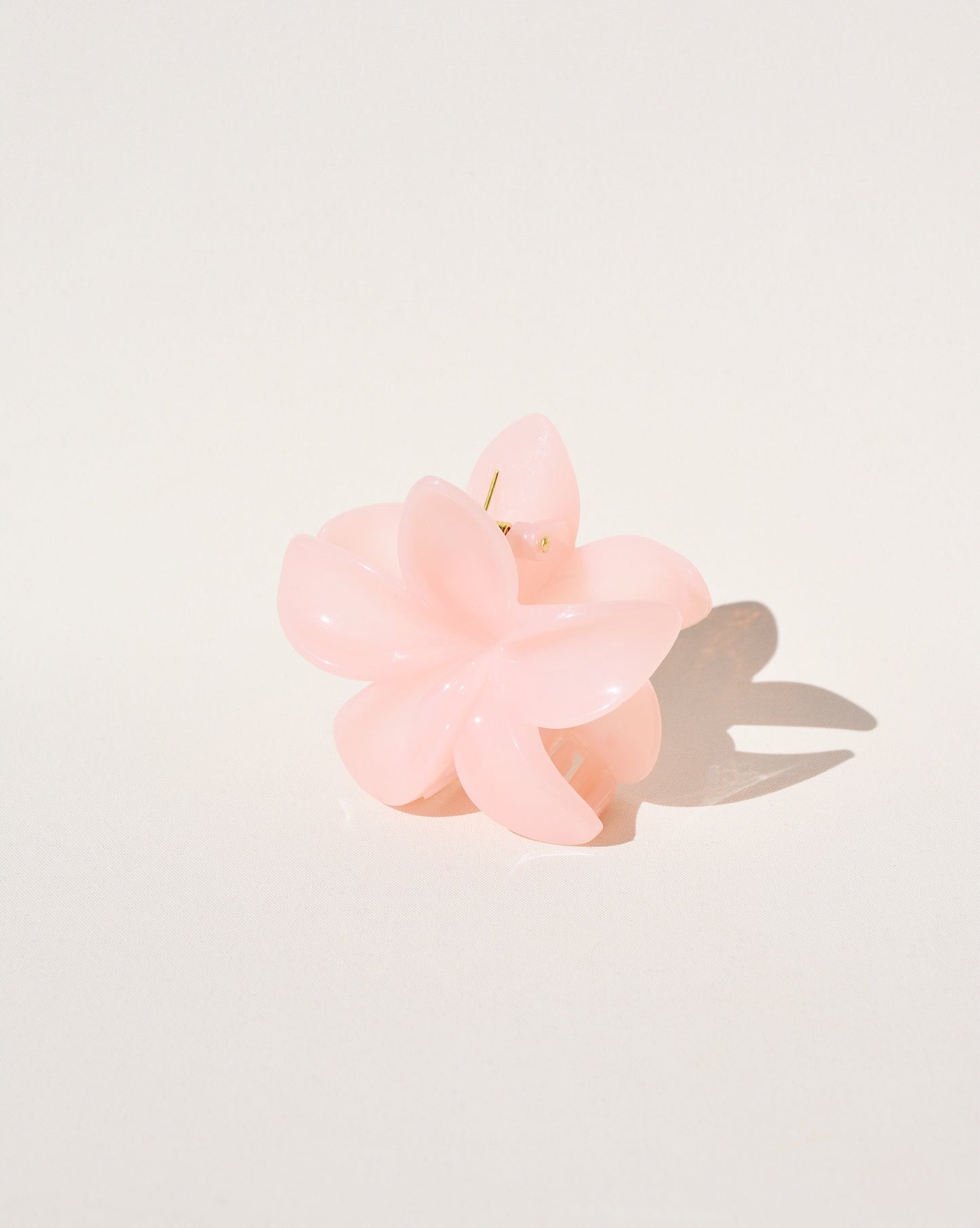 Hibiscus Flower Claw Clip in Pink