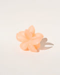 Hibiscus Flower Claw Clip in Peach
