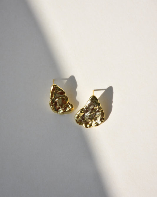 Larrocha Textured Stud Earrings