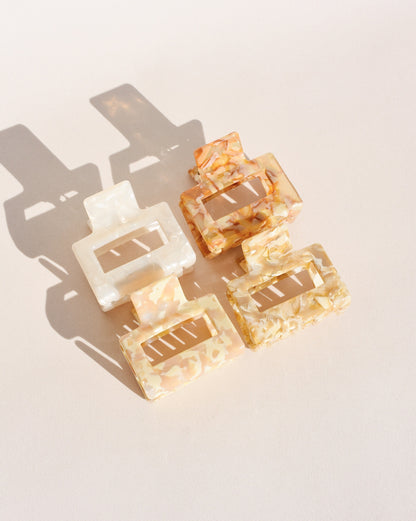 Small Hair Claw in Neutral Colors