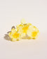 Hibiscus Triple Flower Claw Clip in Yellow