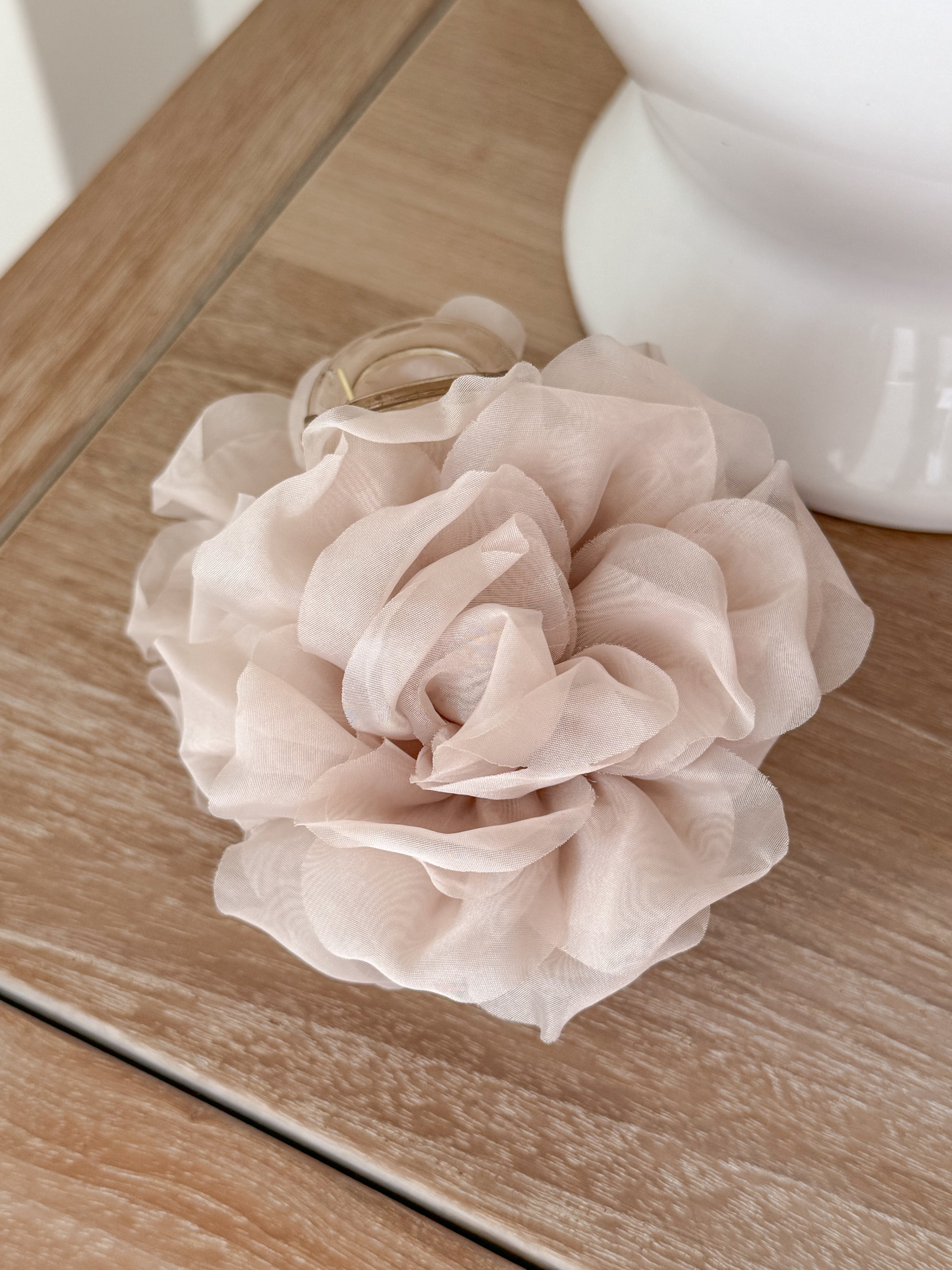Camellia Flower Hair Claw Clip