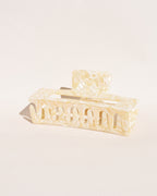 XL Hair Claw No. 1 in Ivory