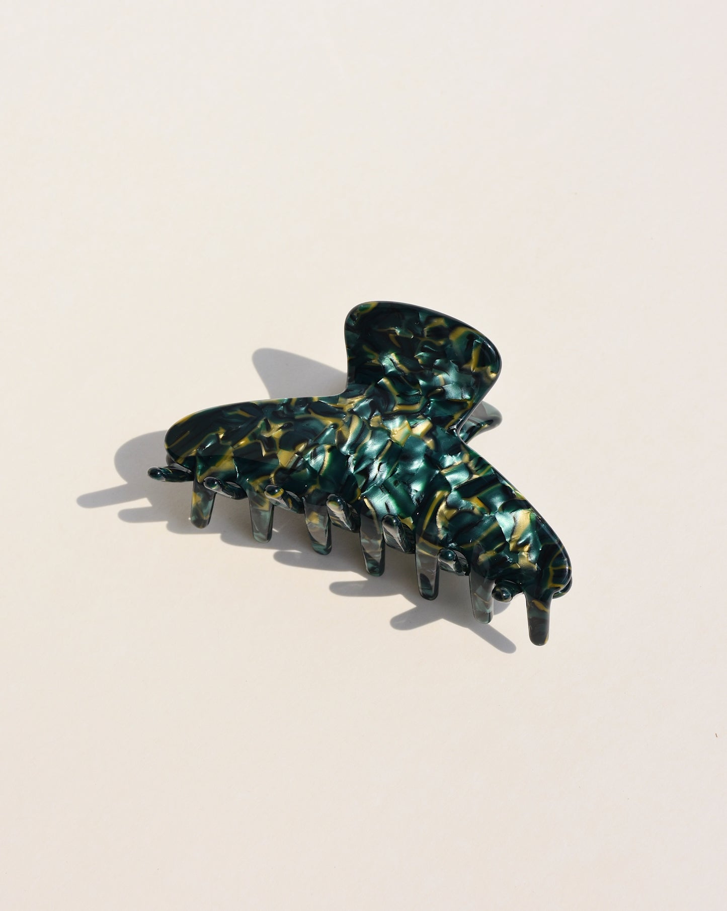 Midi Hair Claw in Emerald