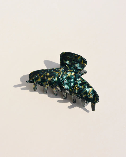 Midi Hair Claw in Emerald