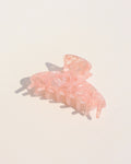 Midi Hair Claw in Crystal Pink