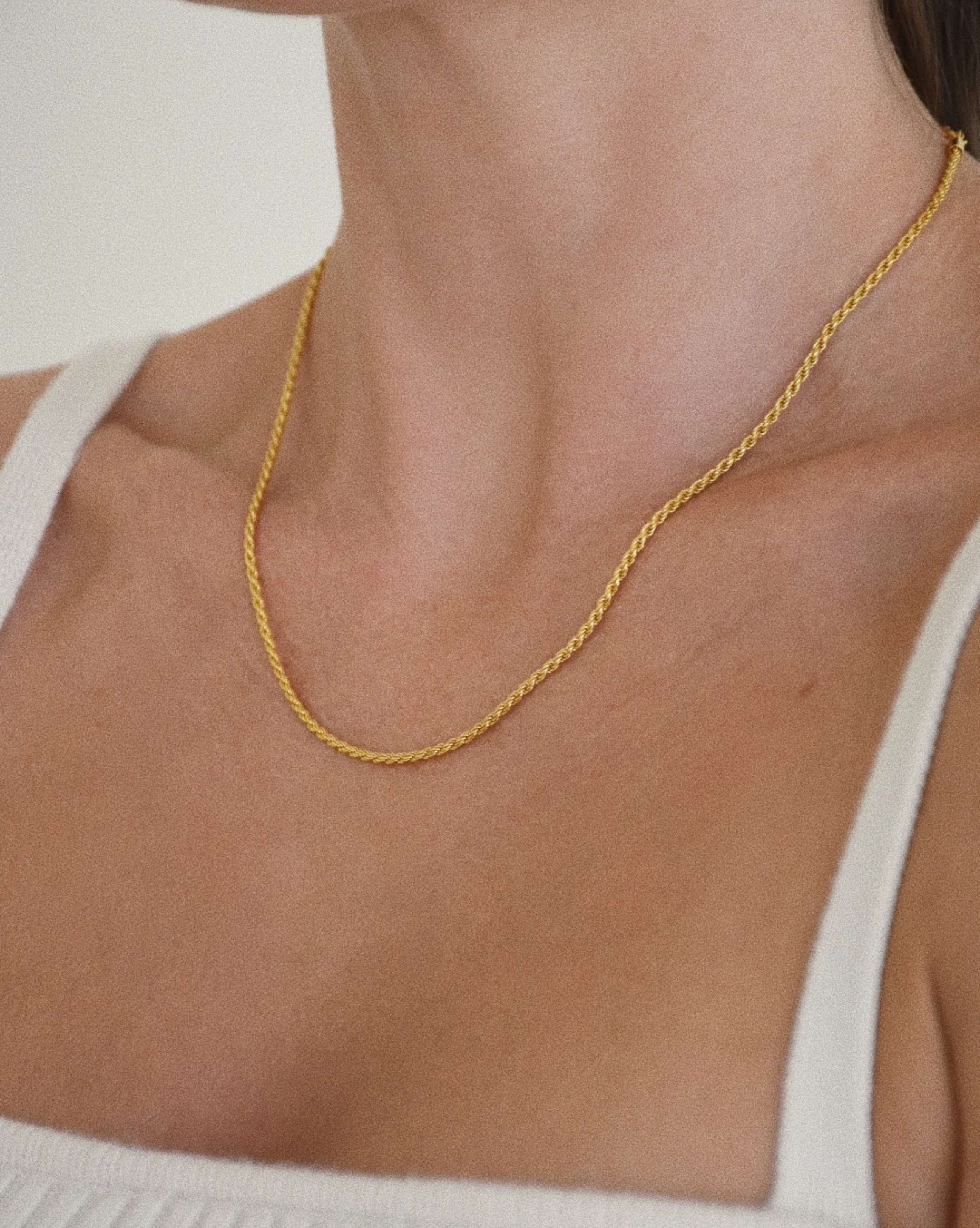 Cordón rope chain necklace