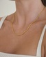 Halskette aus Cordón-Seilkette