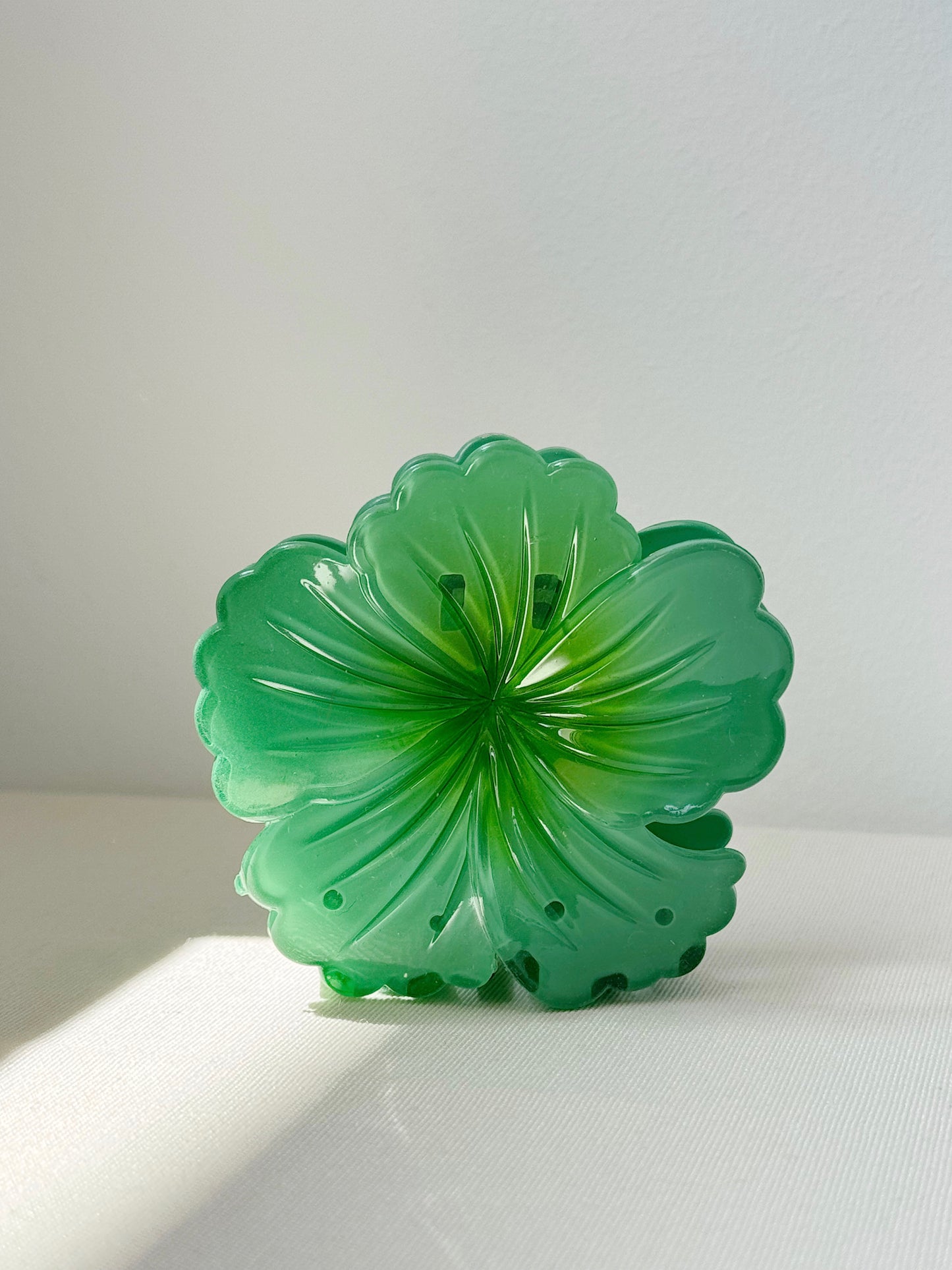 Tropical Flower in Emerald