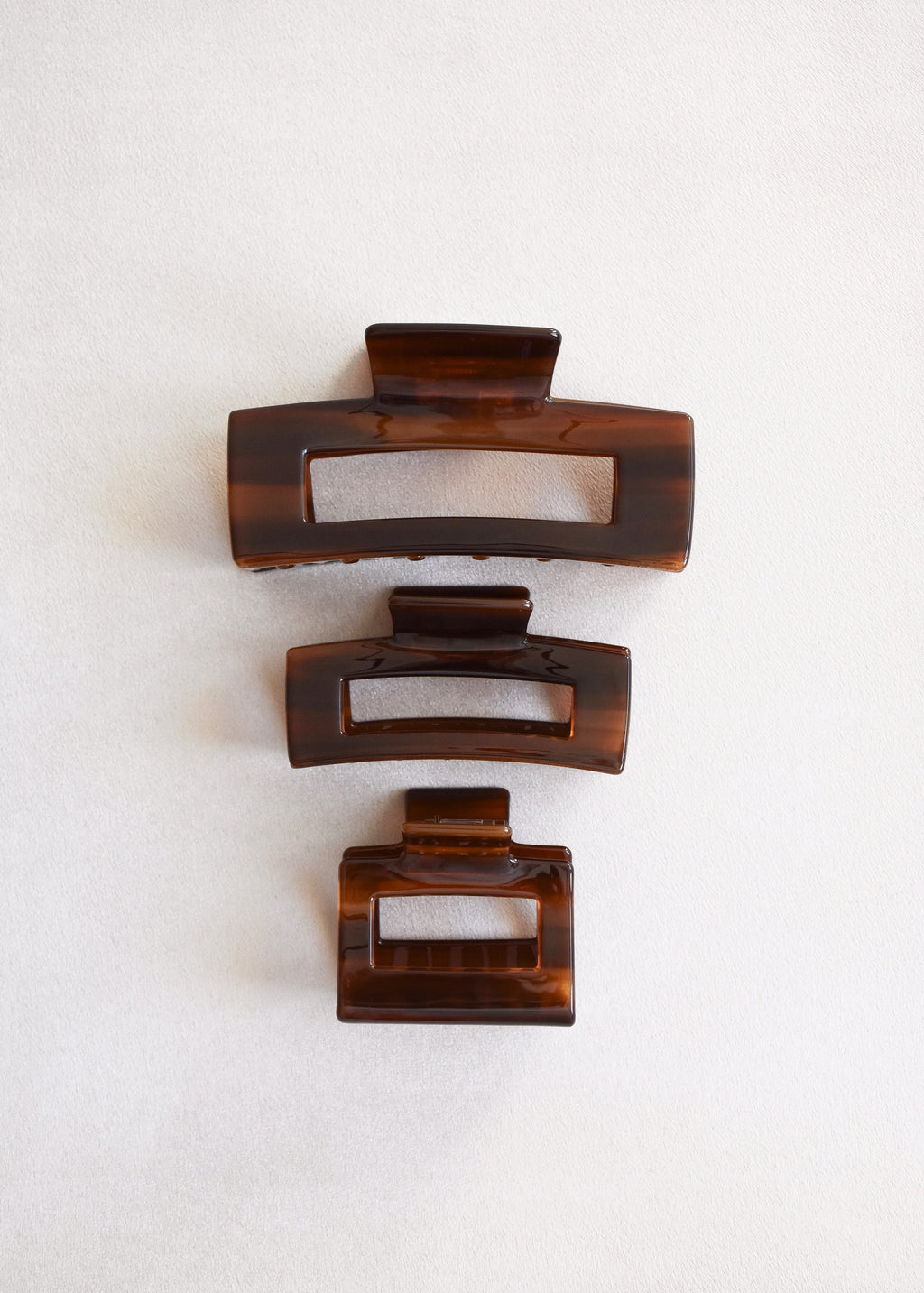 No. 1 Large Hair Claw Clip · Hazelnut