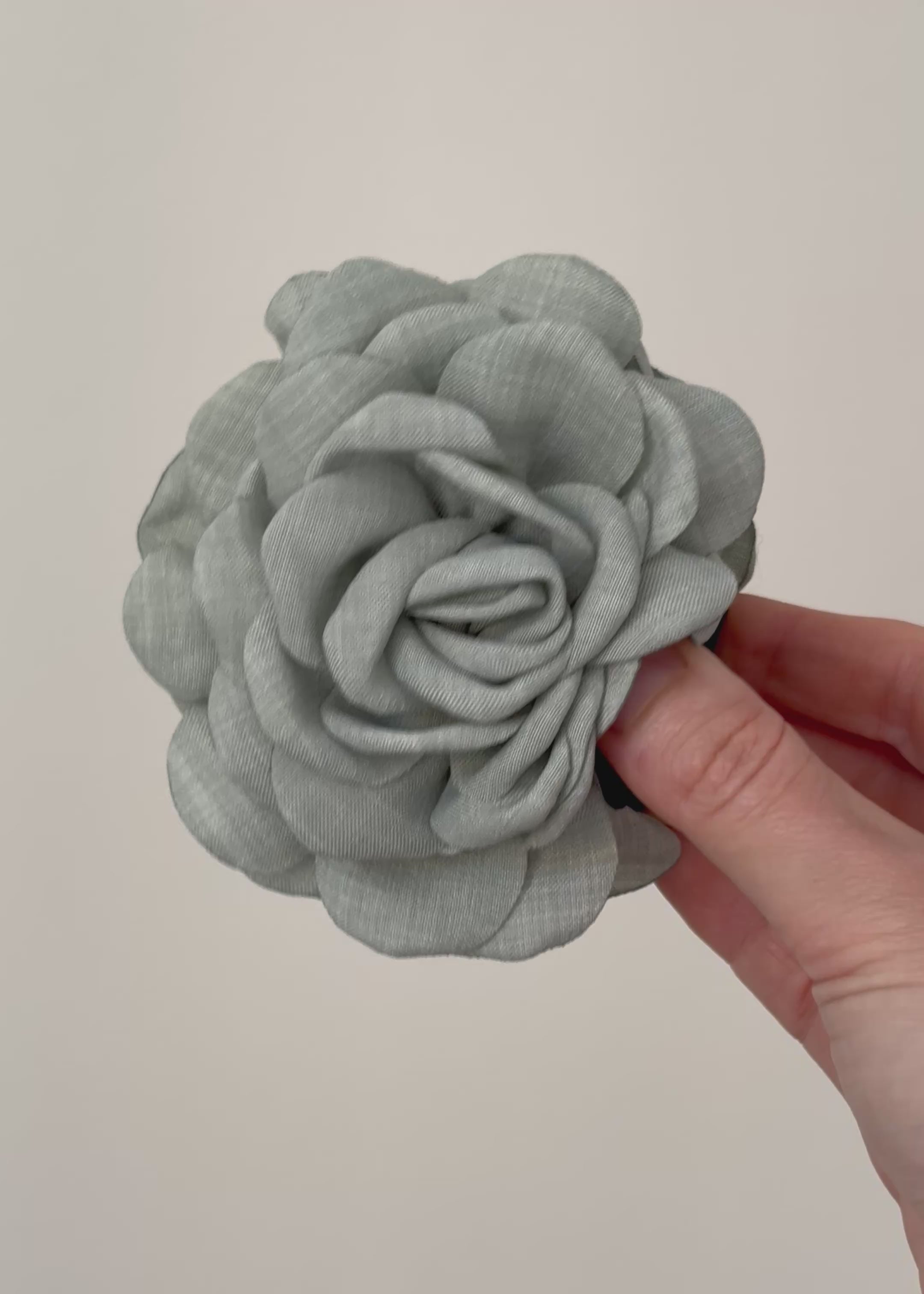 Camellia Flower Hair Claw Clip