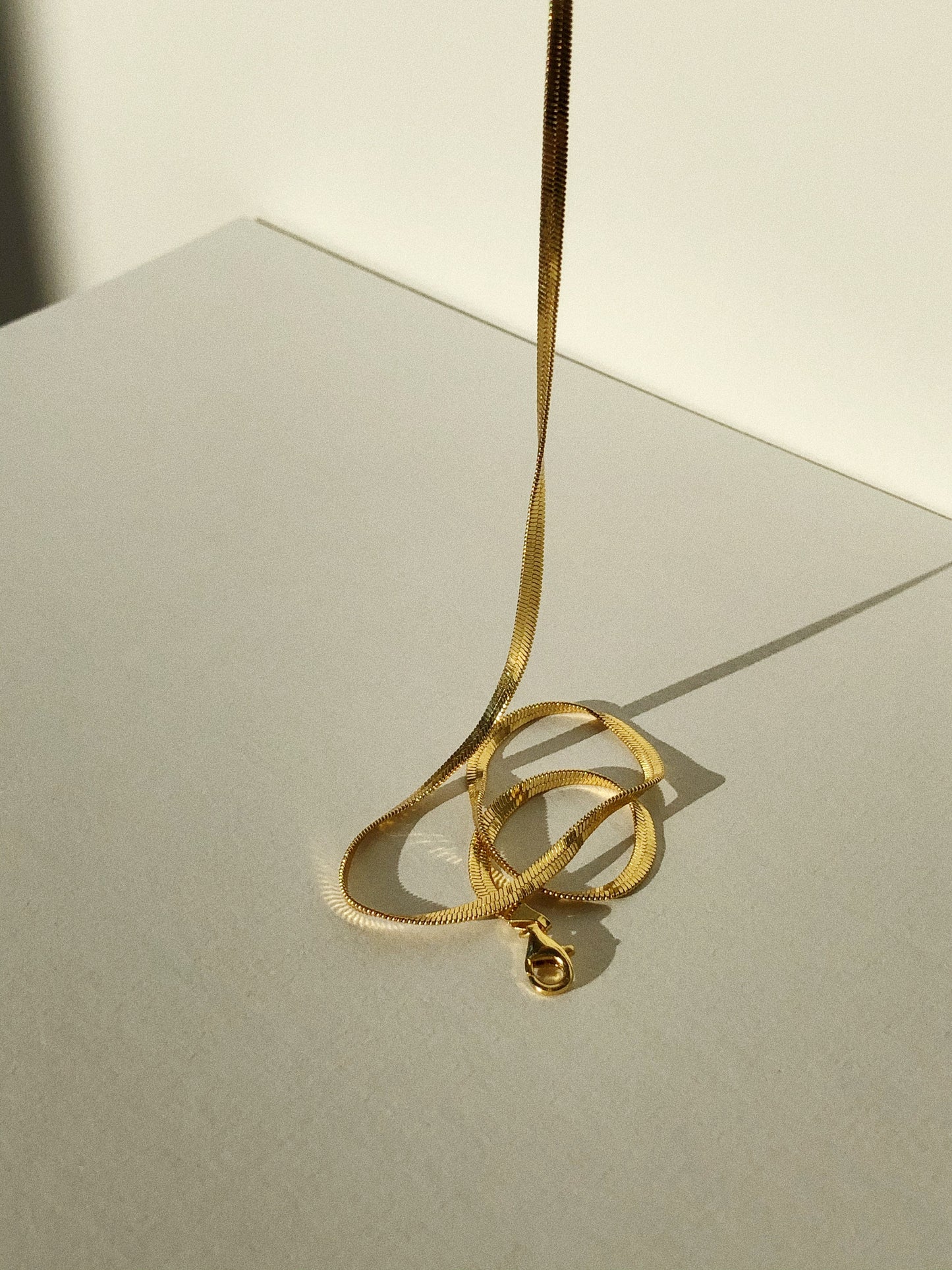 Herringbone chain necklace