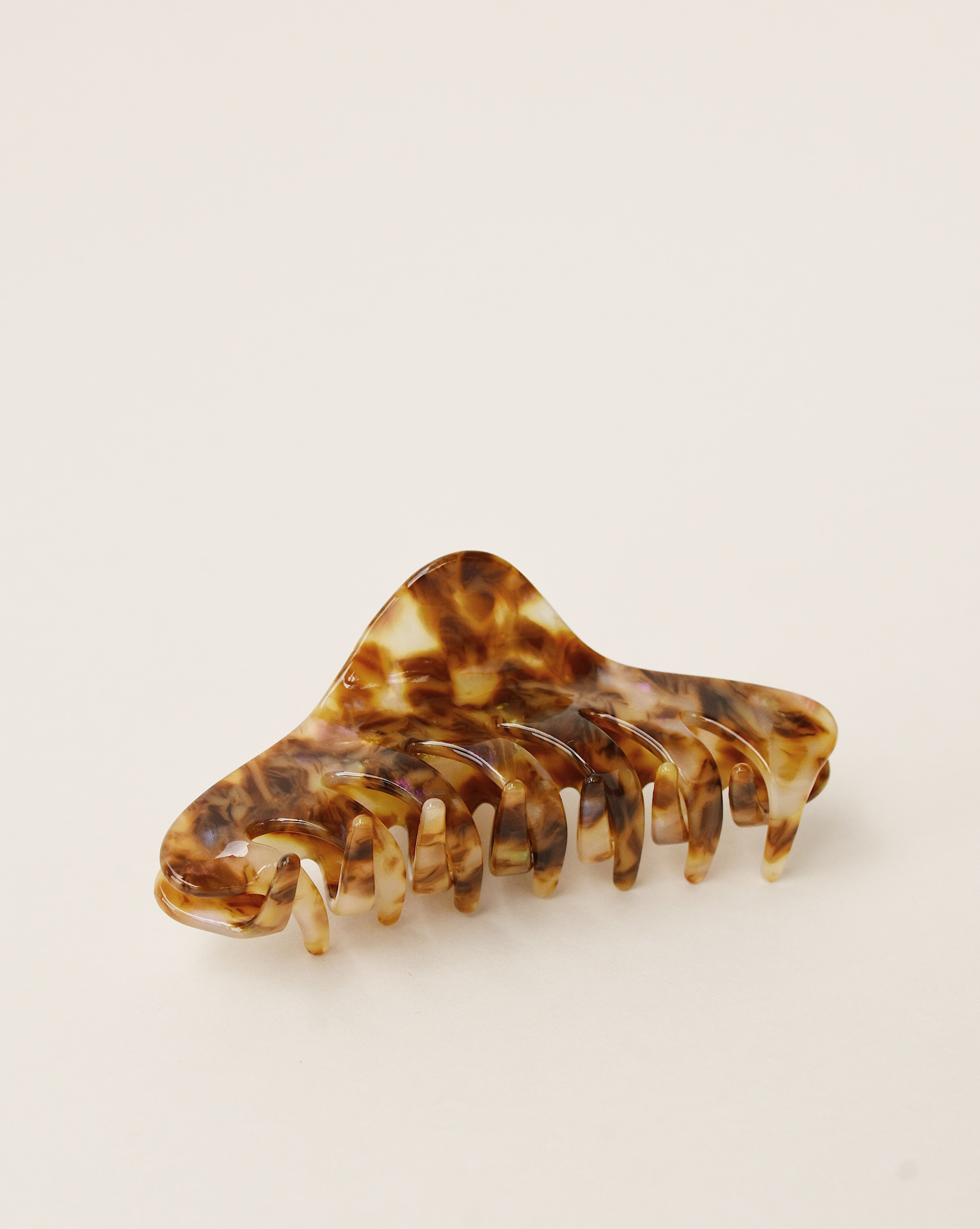 Hair Claw No.2 in Coffee