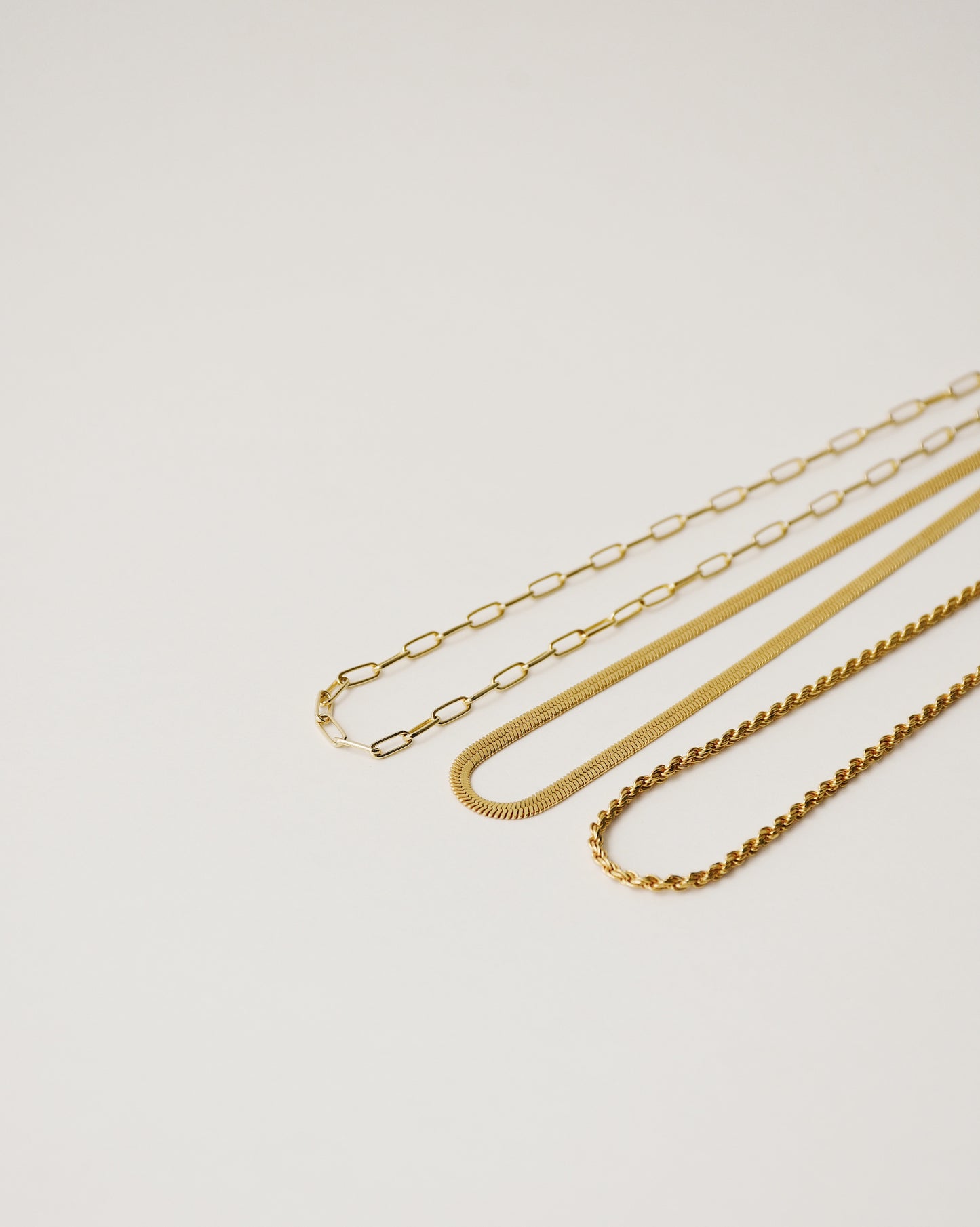 Herringbone chain necklace