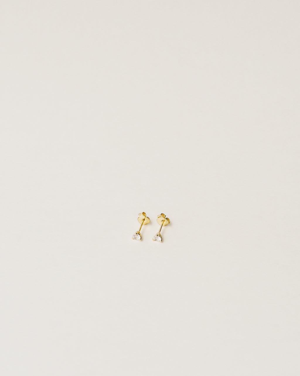 Pendientes de circonita blanca