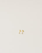 Pendientes de circonita blanca