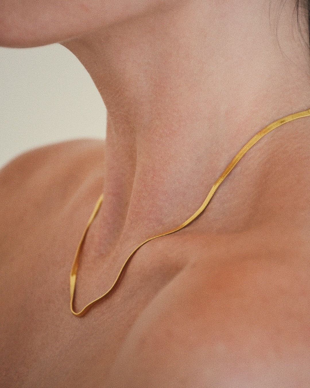 Herringbone chain necklace