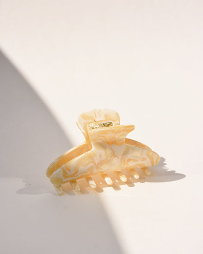 Midi Hair Claw in Ivory
