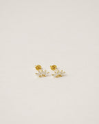 Marquise Crown Stud Earrings
