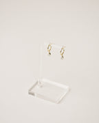 Zirconia Teardrop Small Hoops